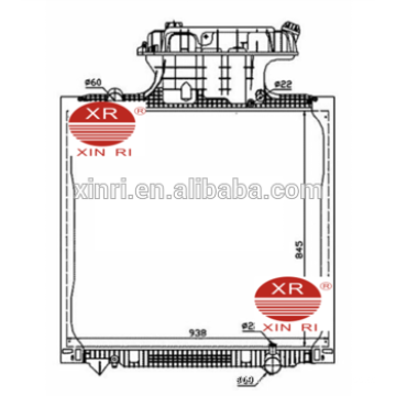 Aluminiumkernstrahler 845 * 938 * 48mm für MAN TG-A (02-) 1996